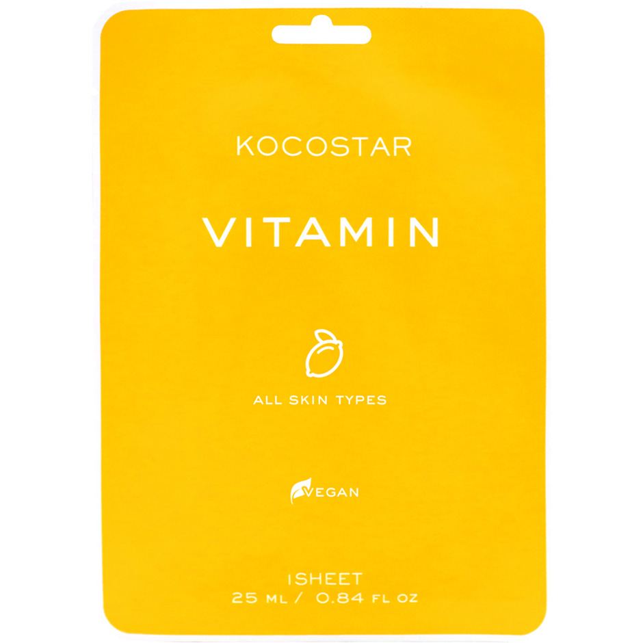 Vitamin Mask Sheet, 25 ml Kocostar Ansiktsmask