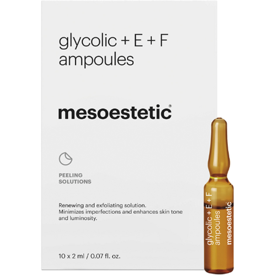 Glycolic E + F Ampoules,  Mesoestetic Serum & Ansiktsolja