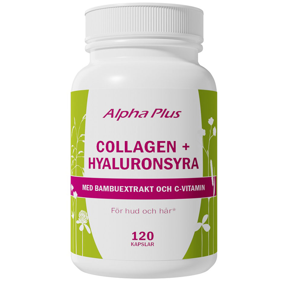 Collagen + Hyaluronsyra,  Alpha Plus Kosttillskott & Vitaminer