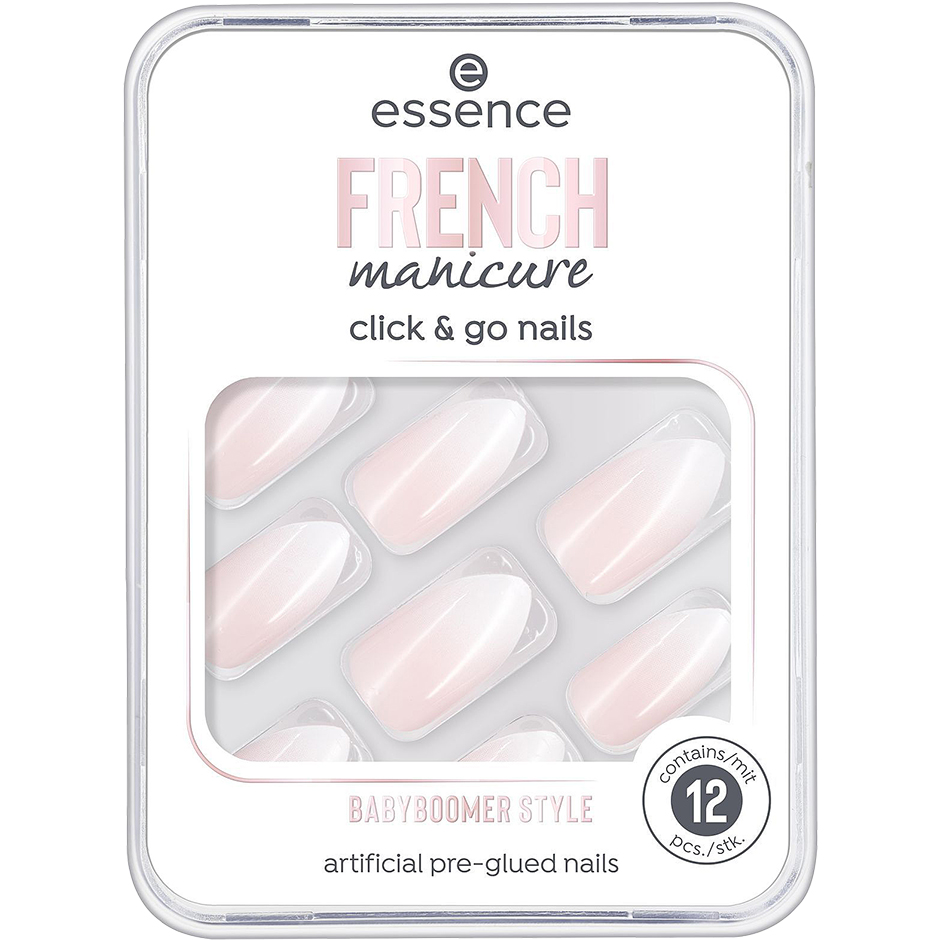 French Manicure Click & Go Nails,  essence Nagelvård
