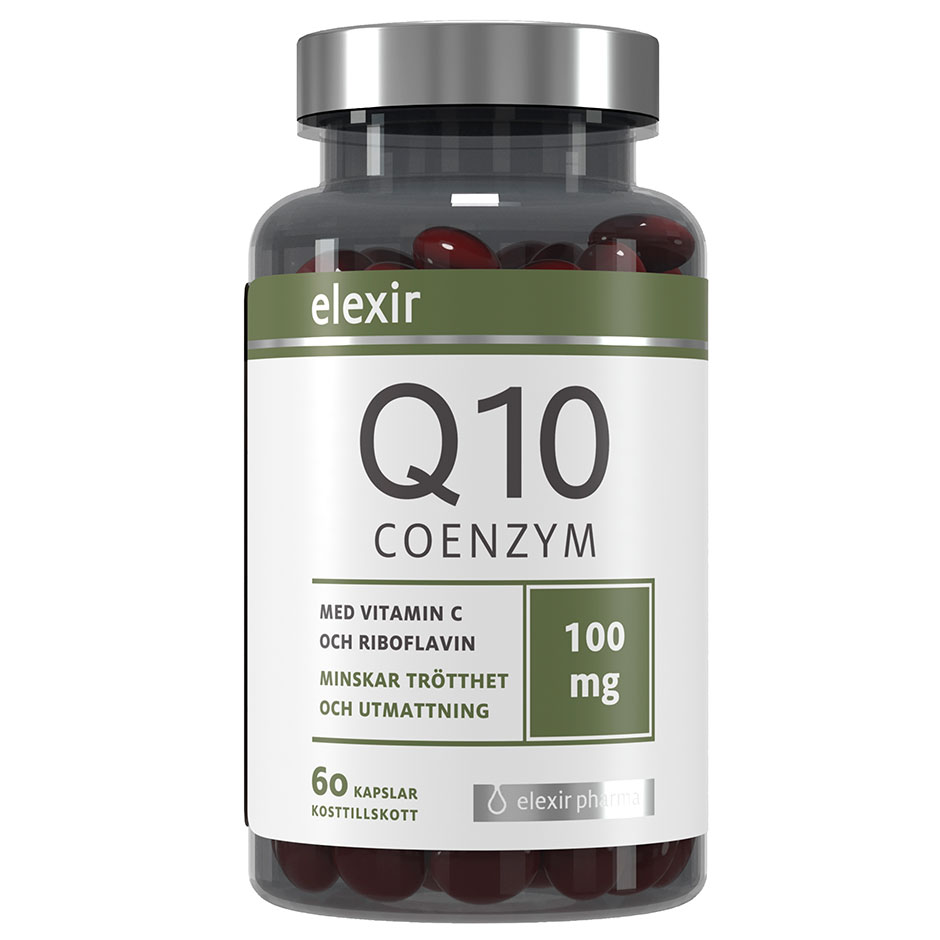 Coenzyme Q10 100mg,  Elexir Pharma Kosttillskott & Vitaminer