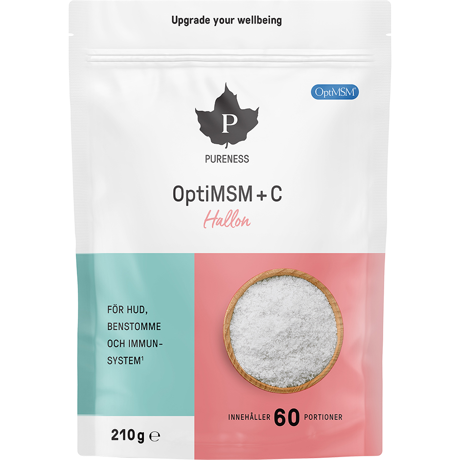 OptiMSM Hallon, 210 g Pureness Kosttillskott & Vitaminer