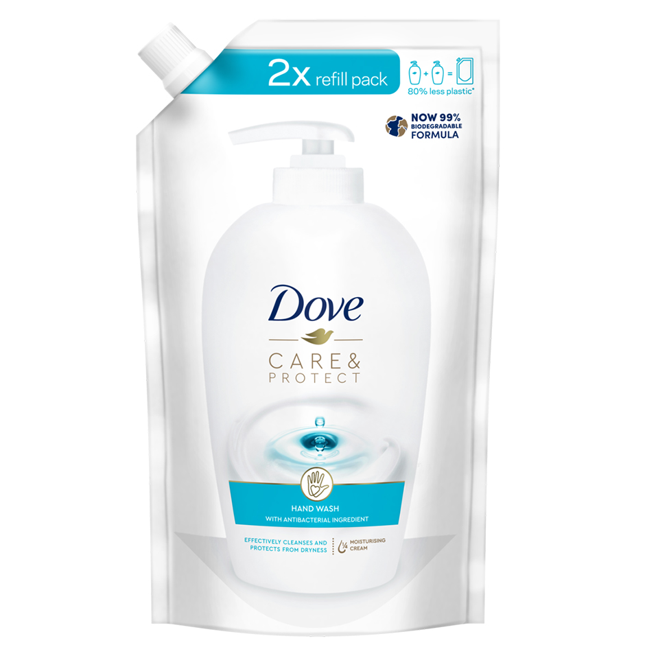 Care & Protect Liquid Handwash, 500 ml Dove Handtvål