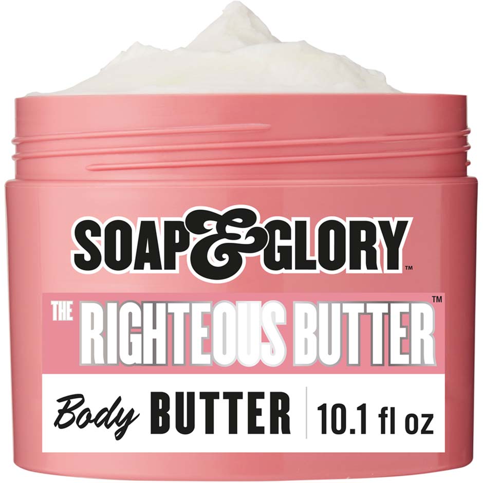 The Righteous Butter Body Butter for Hydration and Softer Skin, 300 ml Soap & Glory Body Lotion