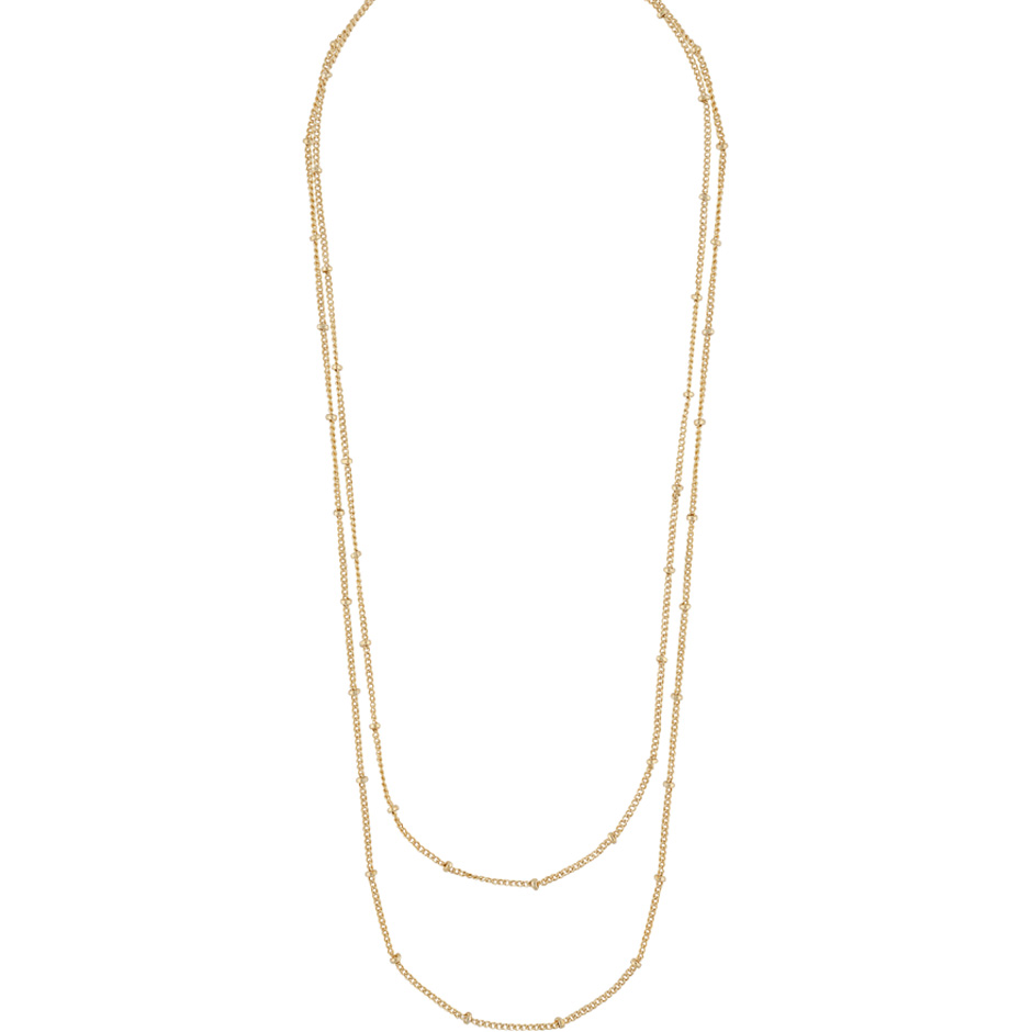 Amsterdam Double Chain Neck 45,  Snö of Sweden Halsband