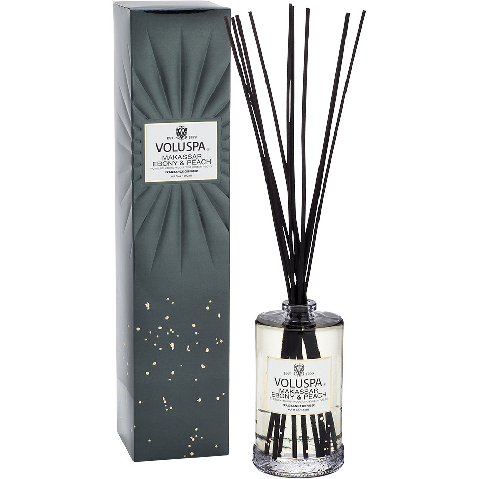 Produktfoto för Voluspa Makassar Ebony & Peach Fragrant Oil Diffuser - 192 ml