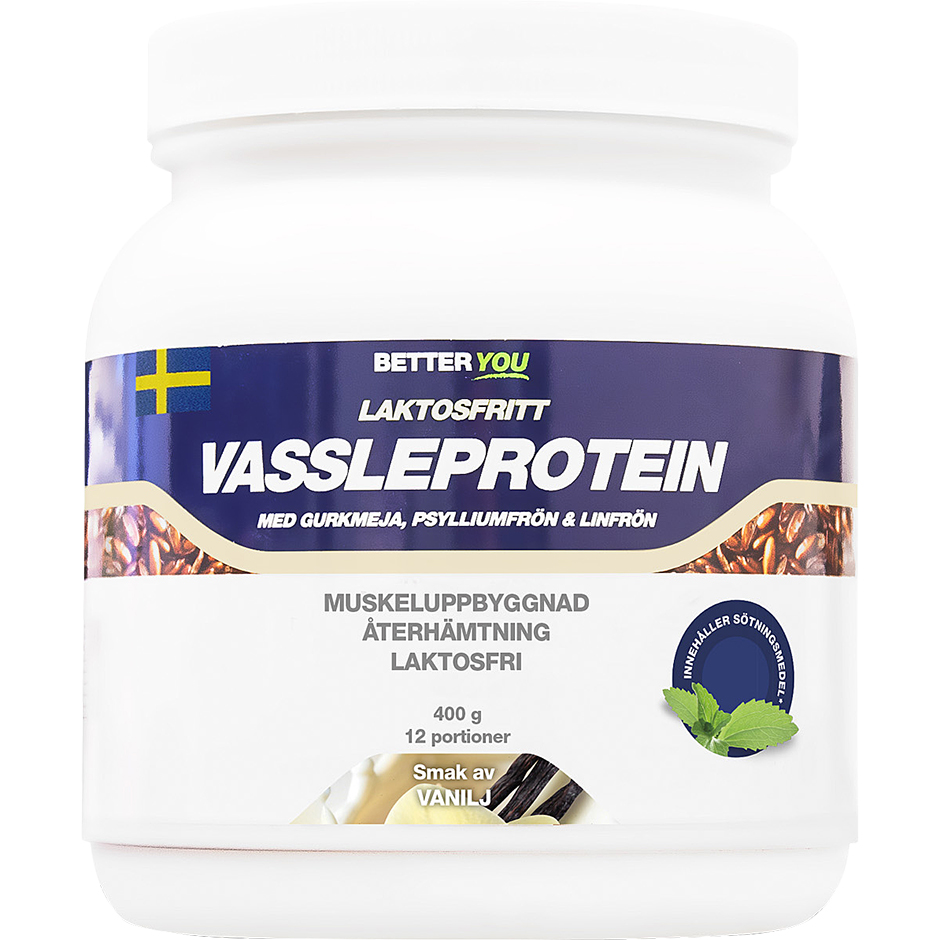 Vassleprotein Laktosfritt Choklad, 400 g Better You Kosttillskott