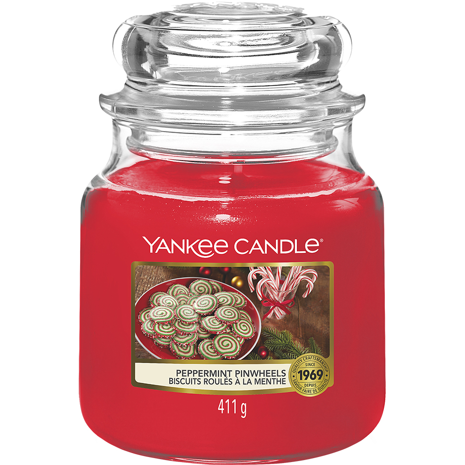 Classic Peppermint Pinwheels,  Yankee Candle Doftljus