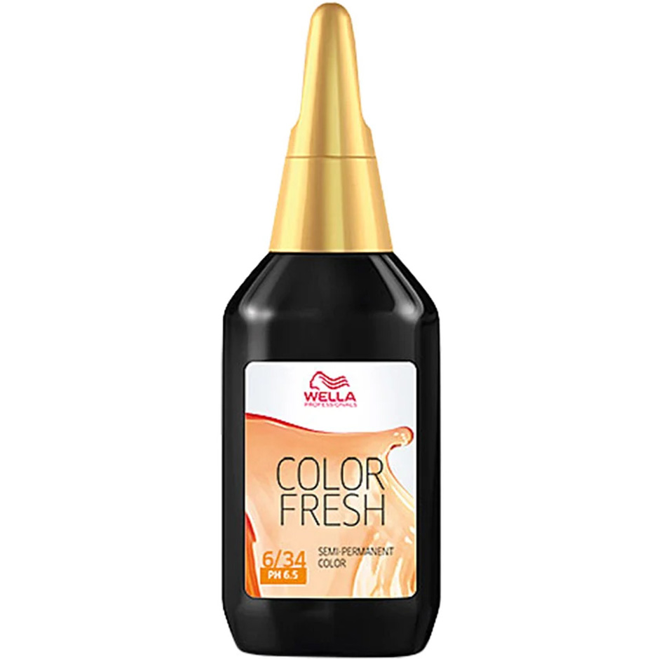 Köp Wella Professionals Care Color Fresh 6/34,  75ml Wella Toning fraktfritt