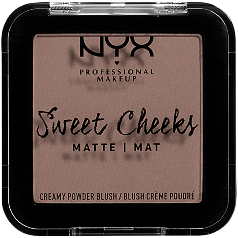 NYX Professional Makeup Sweet Cheeks Creamy Powder Blush Matte So Taupe - 5 g