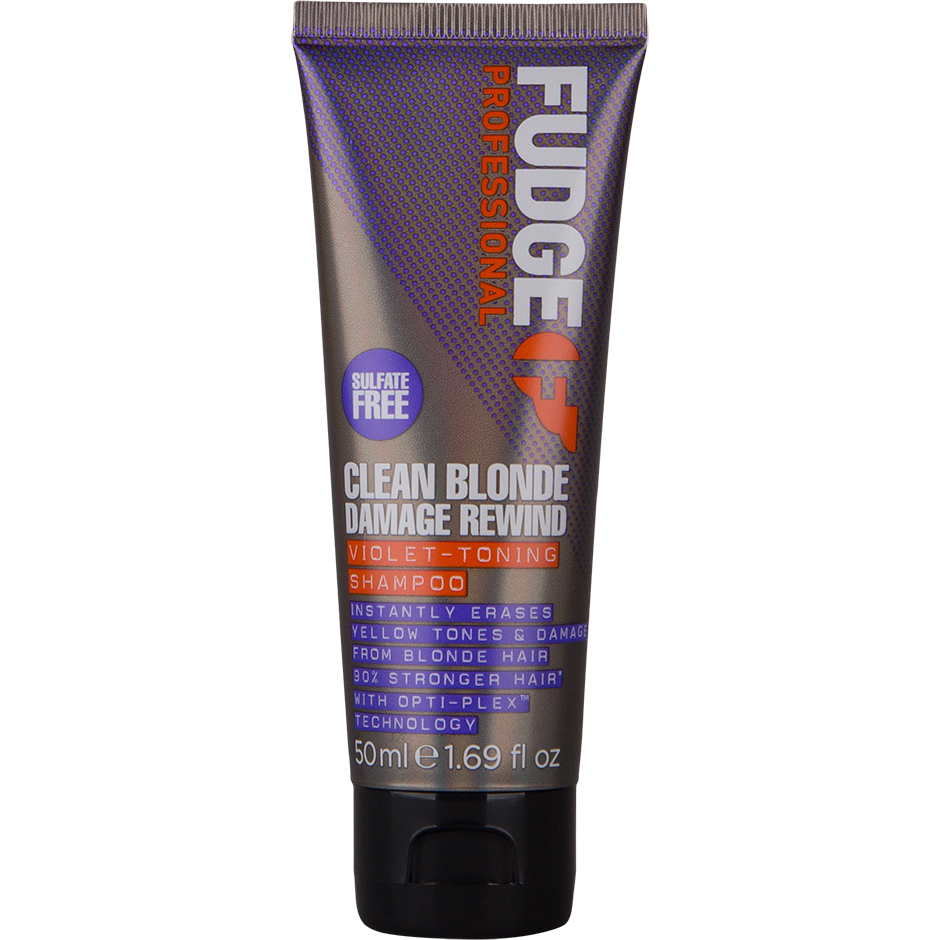 Fudge Clean Blonde Damage Rewind Violet Shampoo 50ml