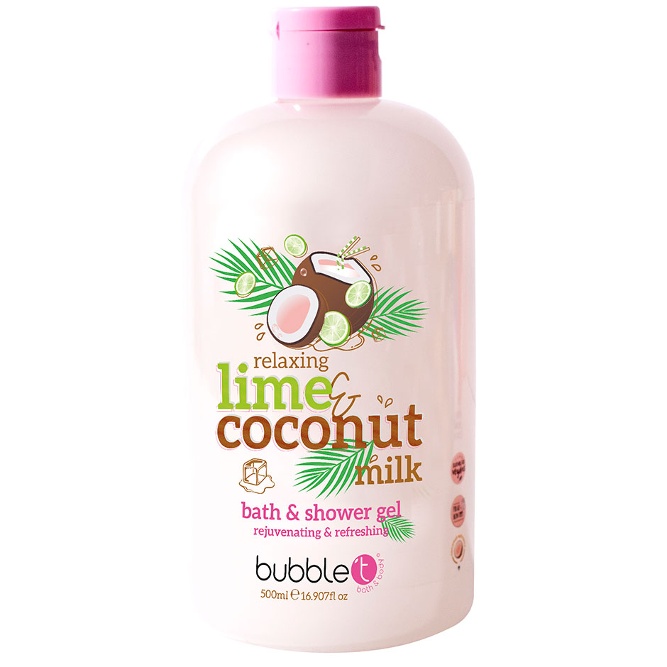 Lime & Coconut Milk Smoothie Bath & Shower Gel, 500 ml BubbleT Duschcreme