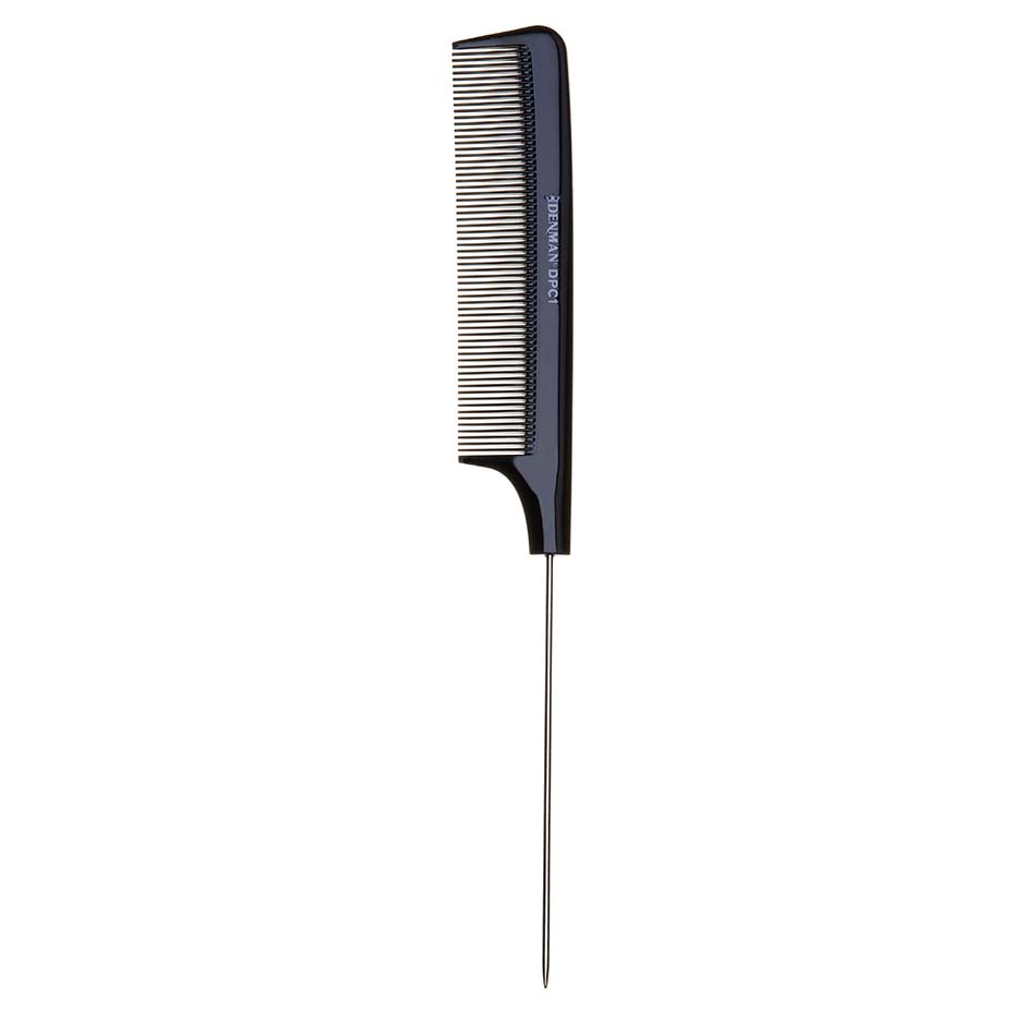 Produktfoto för Denman DPC1 Pin Tail Comb Black pcs 1