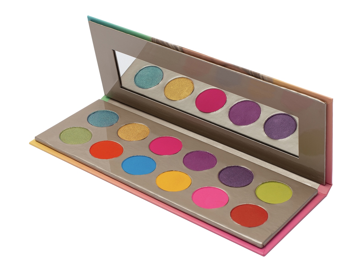 Emma Ellingsen Beauty Color Crush Palette Fargesprakende øyenskyggepalett, tolv høypigmenterte fargetoner
