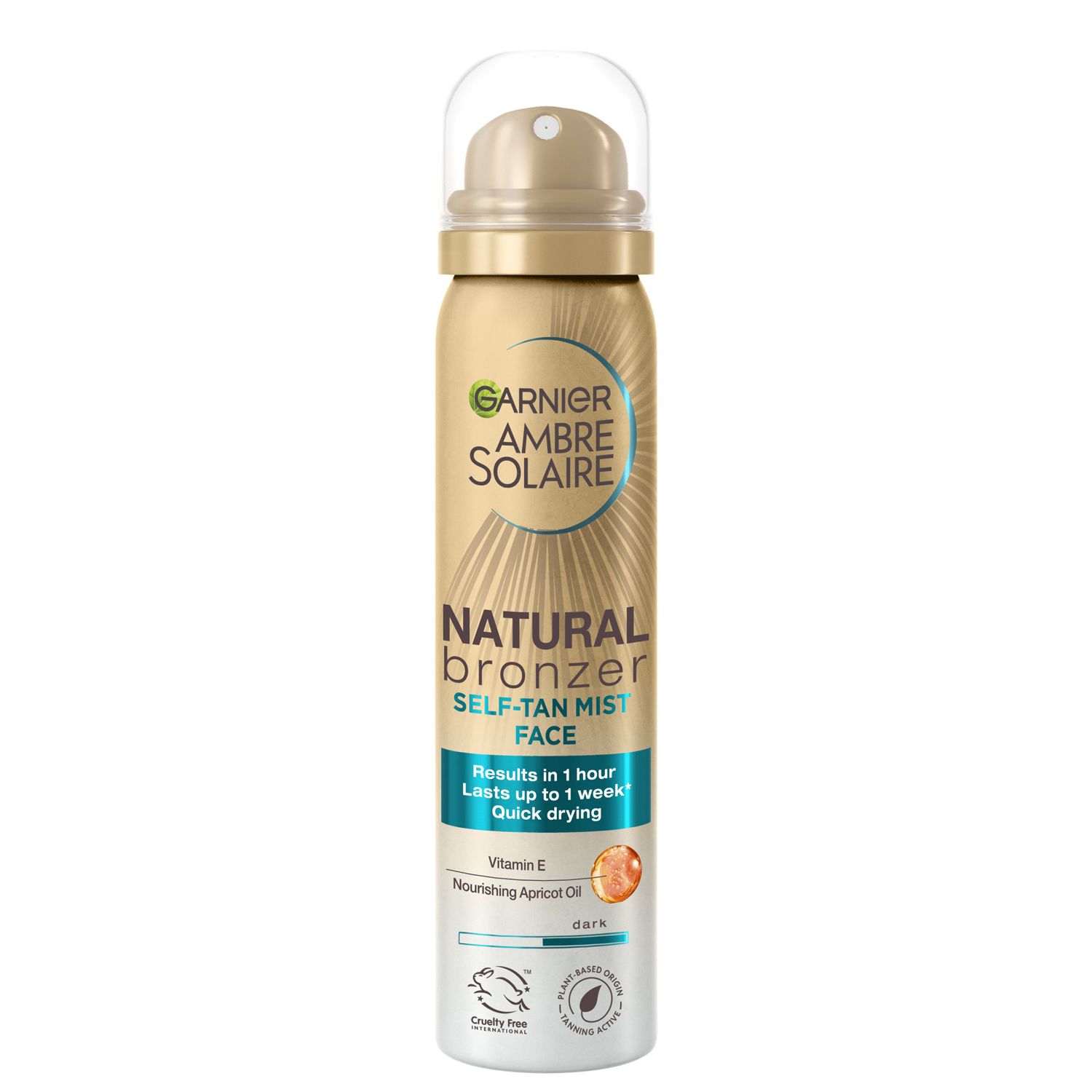Ambre Solaire Natural Bronzer Self tan Mist, 75 ml Garnier Brun utan sol (BUS)