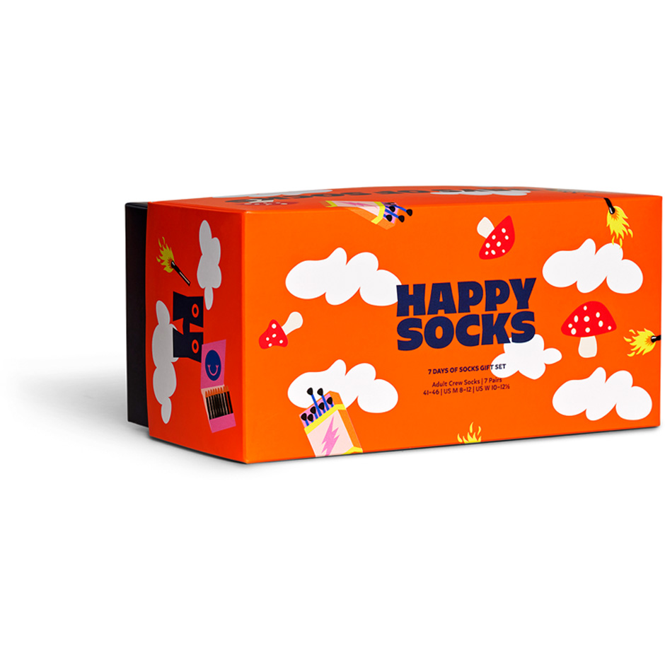 Happy Socks 7-Pack A Wild Week Socks Gift Set 41-46
