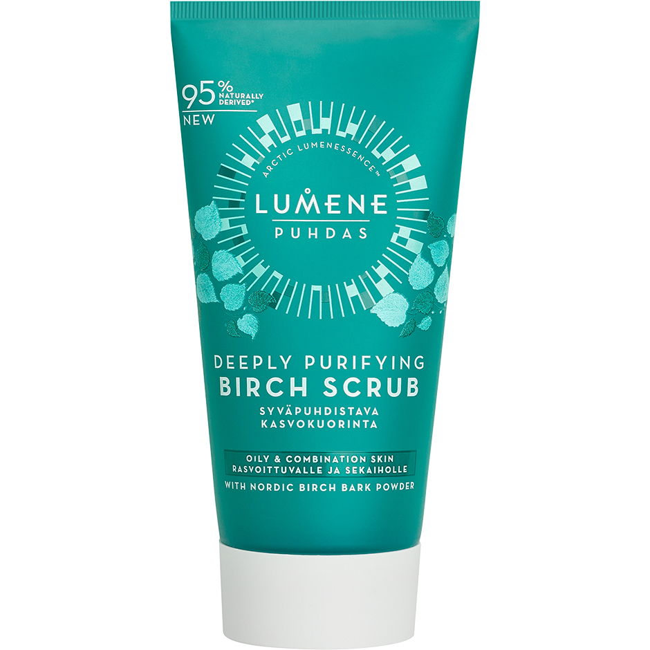 PUHDAS Deeply Purifying Birch Scrub,  Lumene Peeling &  Ansiktsskrubb