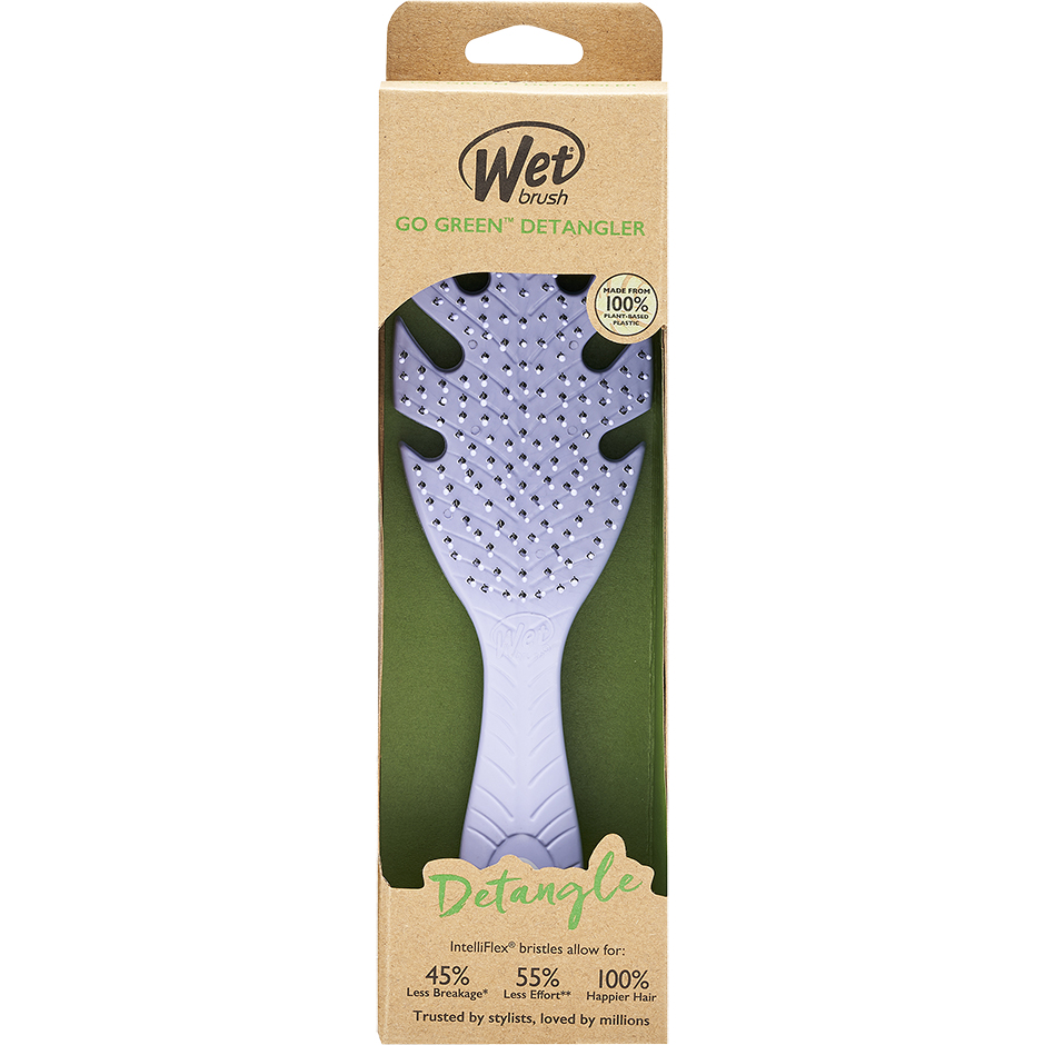 Produktfoto för THE WET BRUSH_Detangler Go Žalias Lavender Violetinė Paddle plaukų šepetėlis