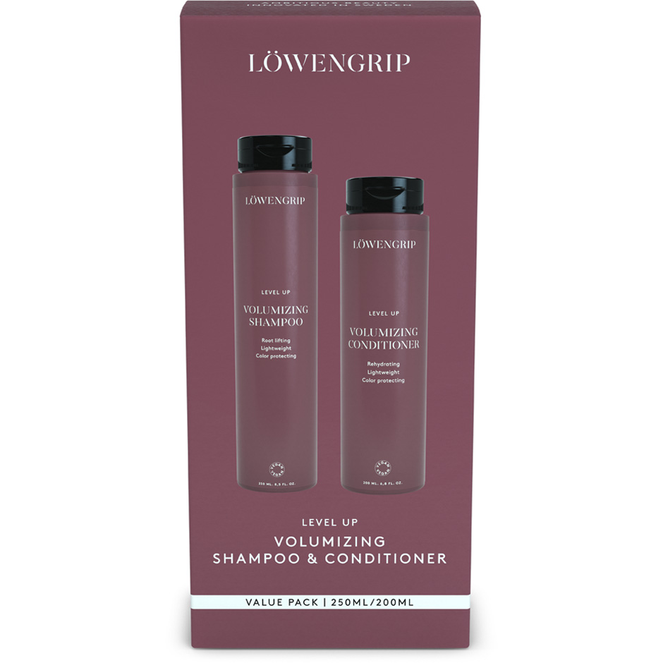 Level Up - Volumizing Shampoo & Conditioner Value Pack,  Löwengrip Paket