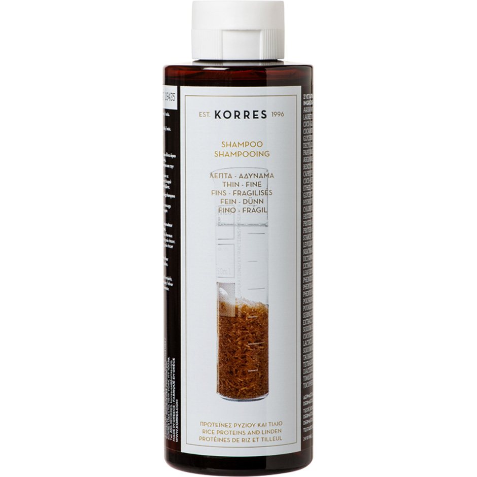 KORRES Rice Proteins + Linden Shampoo For Thin / Fine Hair - 250 ml