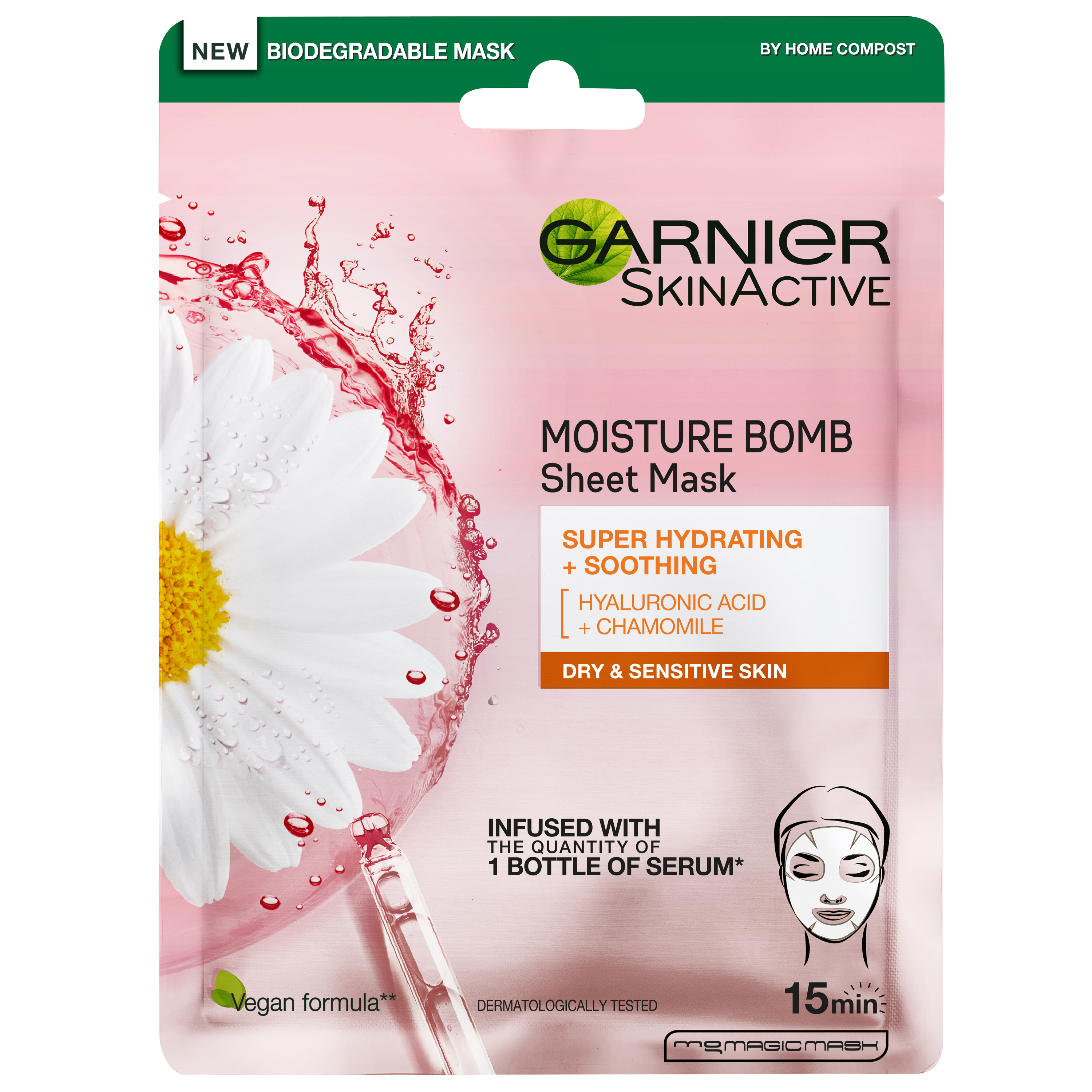 Moisture Bomb Super-Hydrating Soothing Mask  Garnier Ansiktsmask