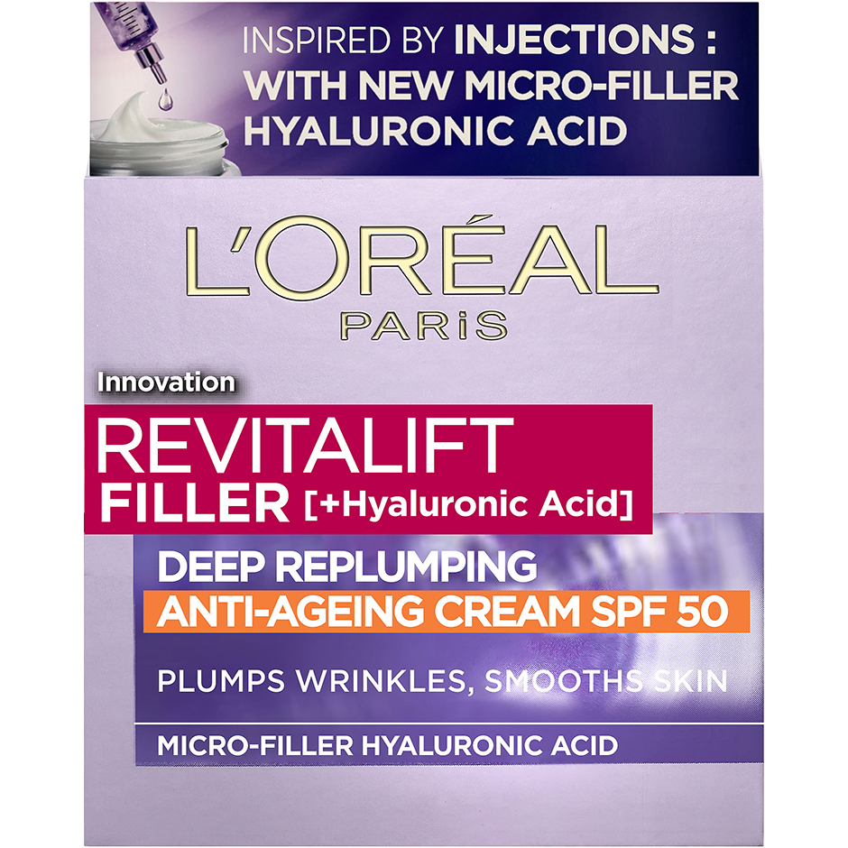 Revitalift Filler [+Hyaluronsyra] Repluming Daycream, 50 ml L
