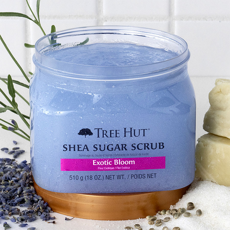 Alternativ bild 1 för Tree Hut Shea Sugar Scrub Exotic Bloom 510 g