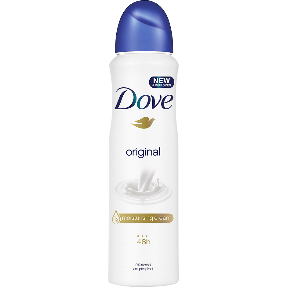 Köp Original, Deodorant Spray 150 ml Dove Deodorant fraktfritt