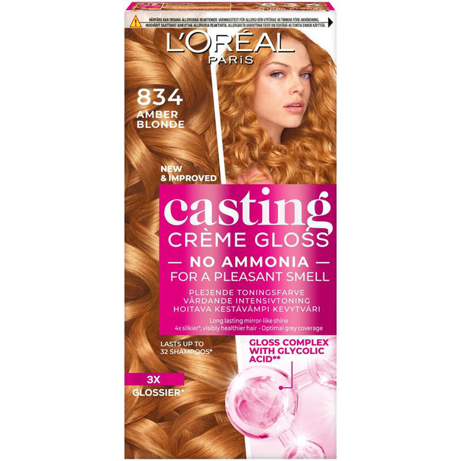 LOréal Paris Casting Creme Gloss Caramel Blonde - 1 pcs