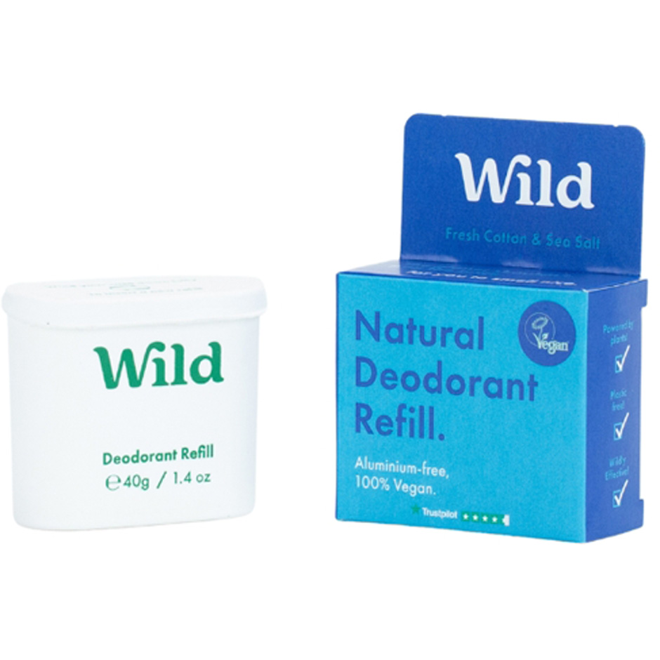 Deo Fresh cotton & Sea Salt, 40 g Wild Deodorant
