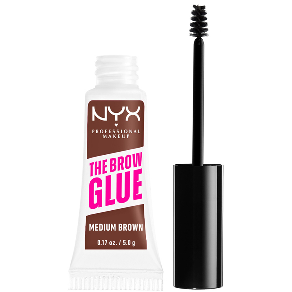 NYX Professional Makeup The Brow Glue Instant Brow Styler Medium Brown 03 - 5 g
