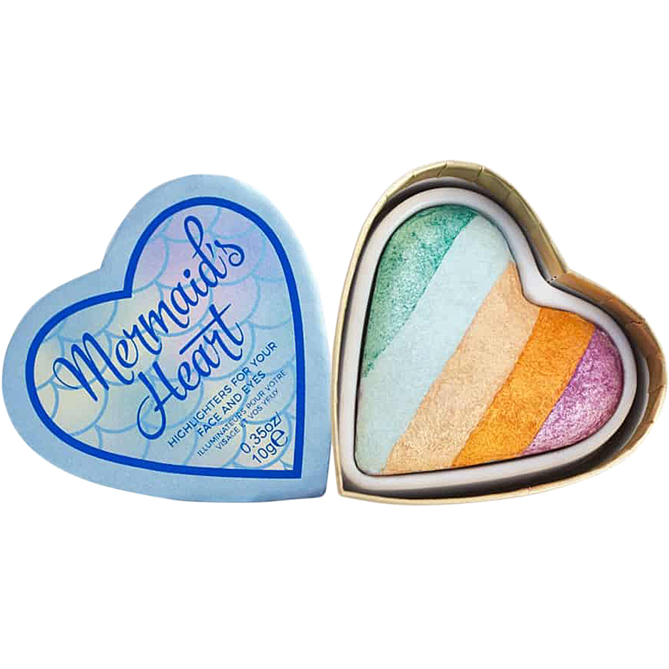 Köp I Heart Makeup Mermaids Heart Highlighter,  Makeup Revolution Highlighter fraktfritt