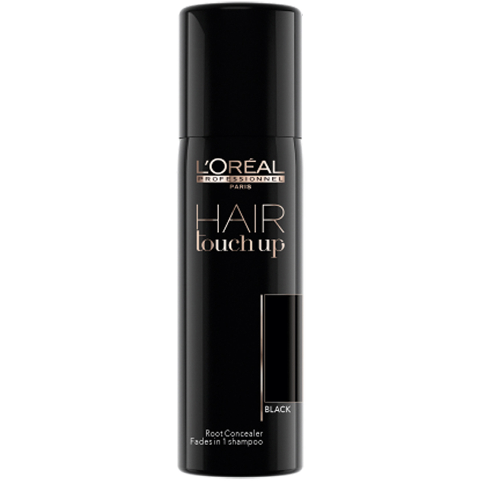 L'Oréal Professionnel Hair Touch Up Root Concealer Black - 75 ml