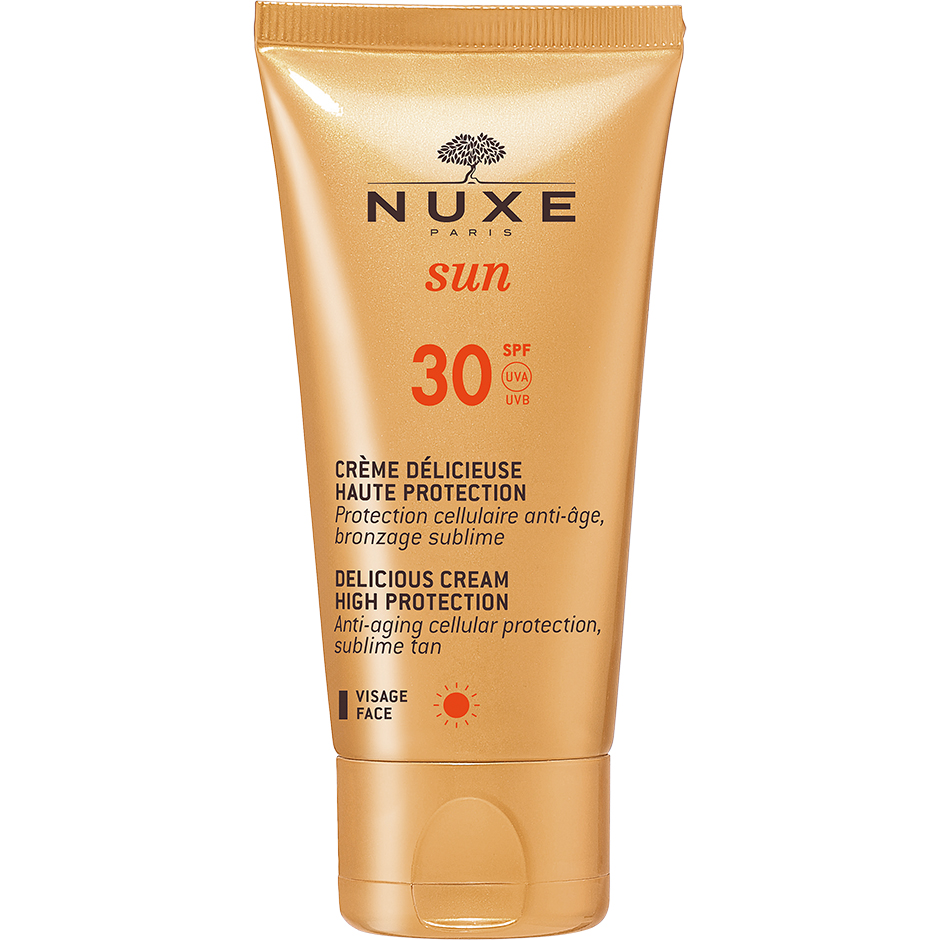 Köp NUXE Sun Delicious Cream For Face SPF 30,  50ml Nuxe Solskydd fraktfritt
