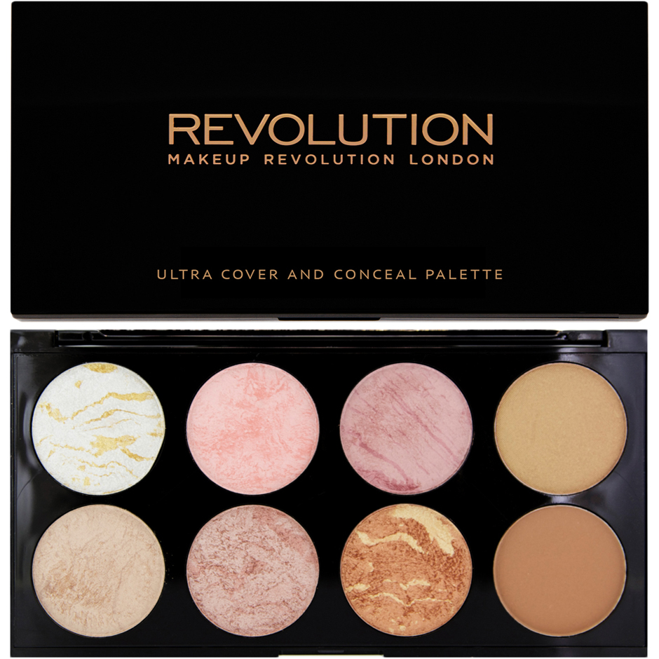 Makeup Revolution Ultra Blush And Countour Palette Golden Sugar Ultra Professional Blush Palette 8 High