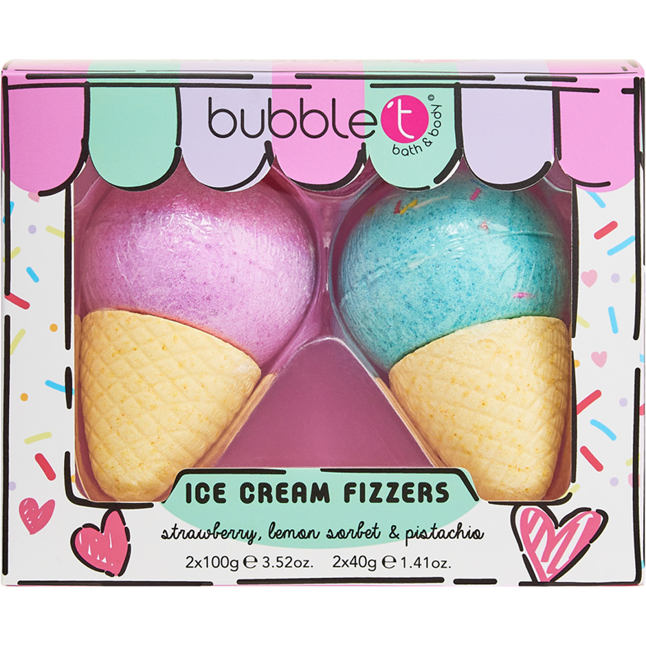 BubbleT Cartoon Ice Cream Bath Fizzer Set 280 g