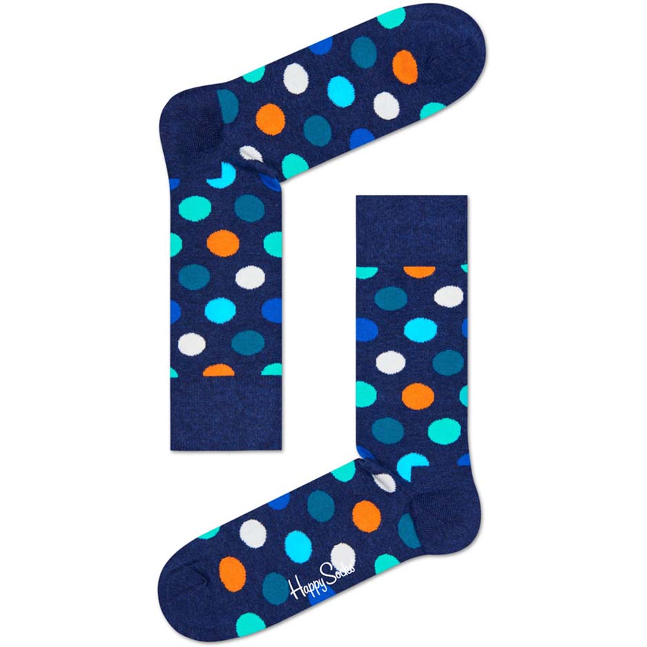 Big Dot Sock - Blue,  Happy Socks Strumpor