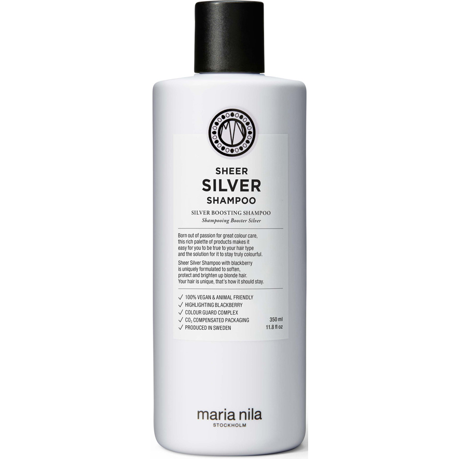Köp Maria Nila Care Sheer Silver Colour Guard Shampoo,  350ml Maria Nila Silverschampo fraktfritt