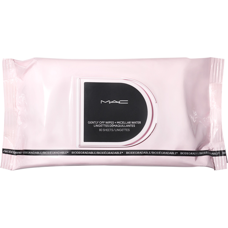 Biodegradable Gently Off Wipes, 80 pcs MAC Cosmetics Rengöring