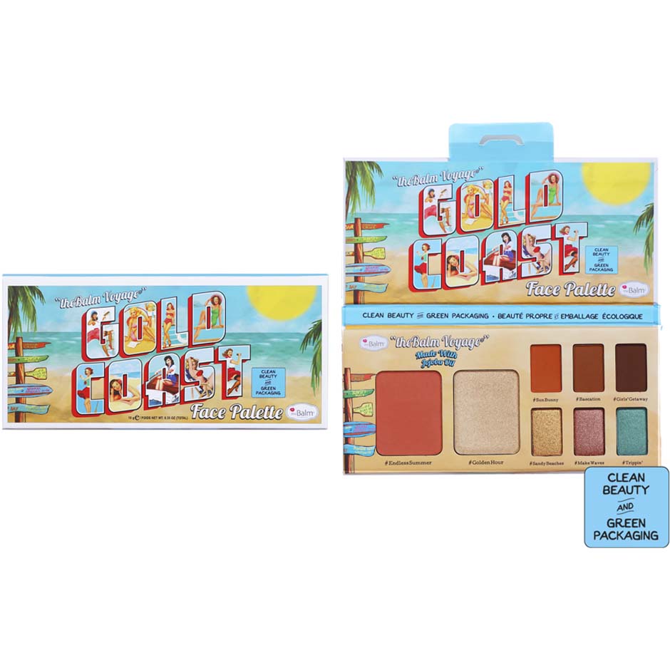 Produktfoto för the Balm Voyage Gold Coast Face Palette