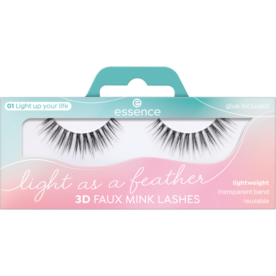 essence Light As A Feather 3D Faux Mink Lashes 01 Light up your life