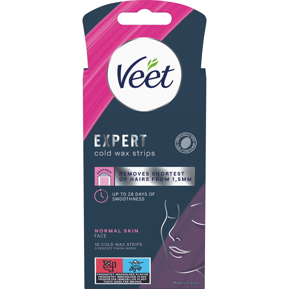 Veet Cold Wax Strips Face 20Pcs