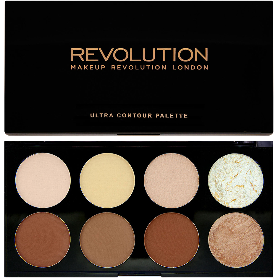 Makeup Revolution Ultra Contour Palette 8 Professional Bendable Powders To Perfe