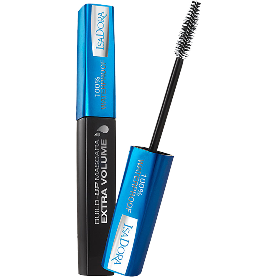 IsaDora Build-Up Mascara Extra Volume Waterproof 20 Black - 12 ml