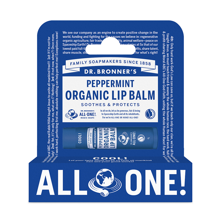 Peppermint Organic Lip Balm Hang Pack