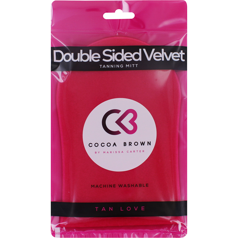 Cocoa Brown Deluxe Double-Sided Pink Velvet Tanning Mitt,  Cocoa Brown Brun utan sol (BUS)
