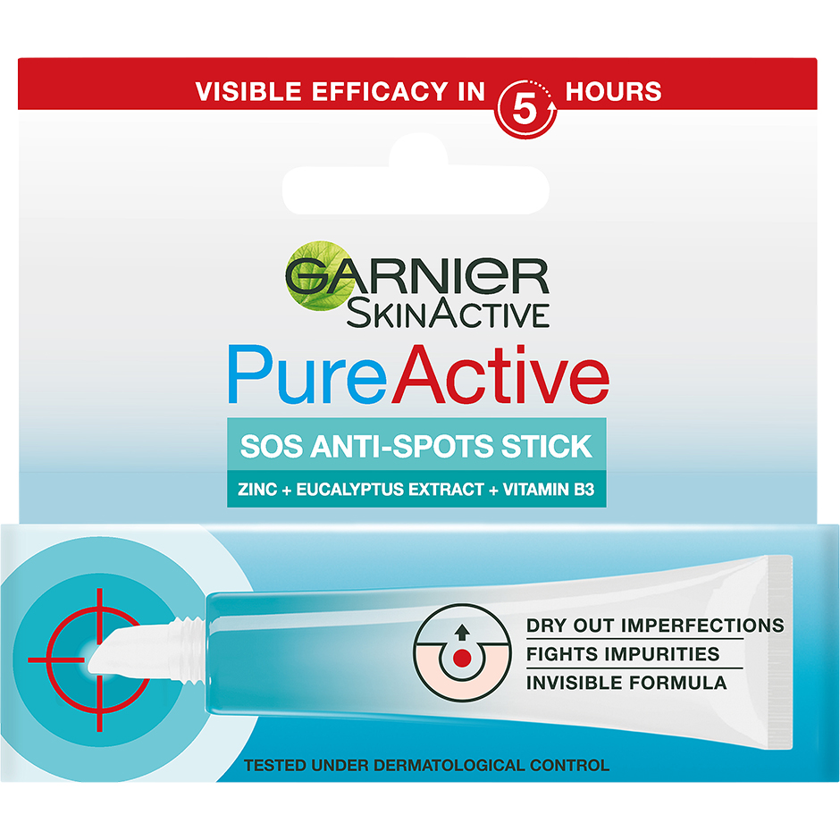 Skin Active Pure Active SOS Anti-spots Stick, 10 ml Garnier Kompletterande produkter