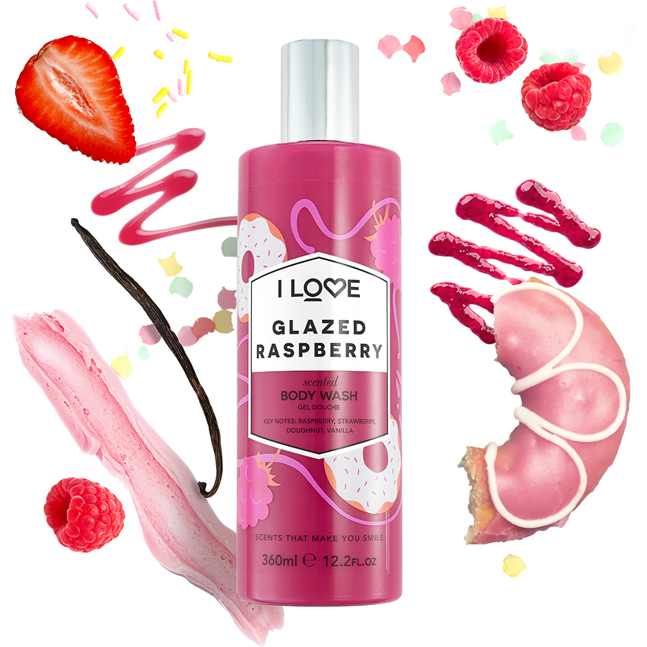 I love… Glazed Raspberry Scented Body Wash - 360 ml
