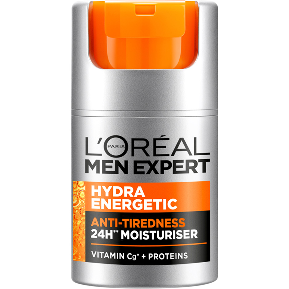 Köp L'Oréal Paris Men Expert Hydra Energetic Moisturising Lotion 24H Anti-Tiredness, Daily Moisturiser 50 ml L'Oréal Paris Dagkräm fraktfritt