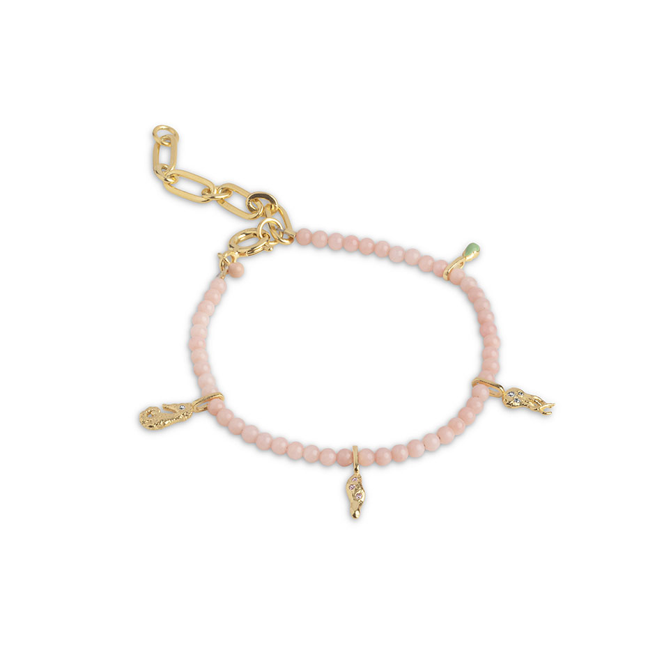 Produktfoto för Enamel Copenhagen Bracelet, Bahama Coral - 18,5 cm